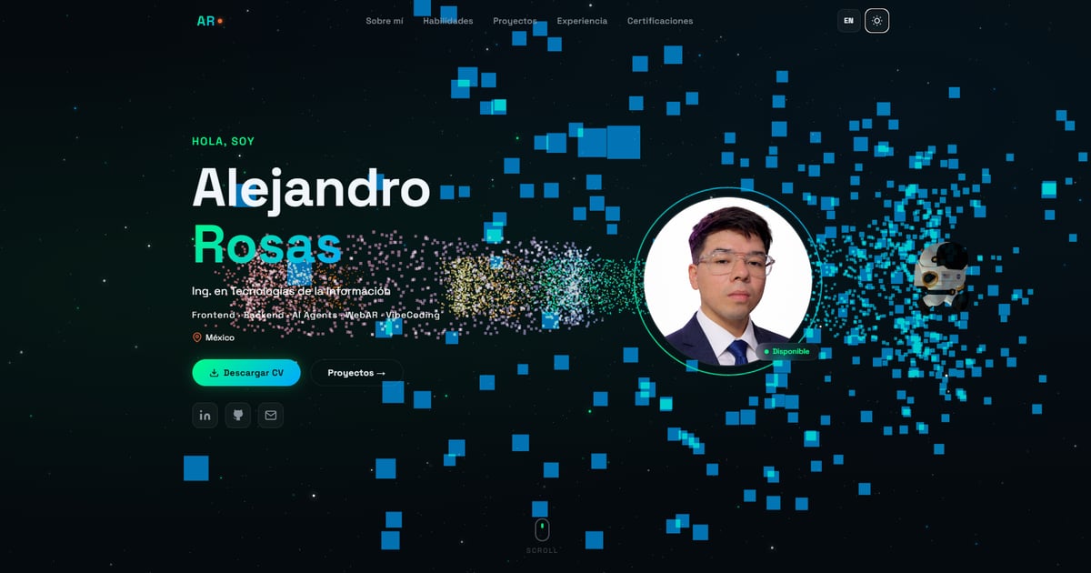 Alejandro Rosas · IT Engineer & Developer